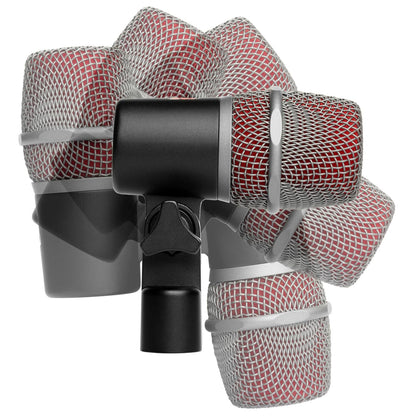 SE ELECTRONICS V BEAT Drum Mic - Compact Dynamic Supercardioid Drum Microphone for Toms & Snares with Adjustable Swivel Mount for Precise Positioning - Perfect for Studio & Live Use