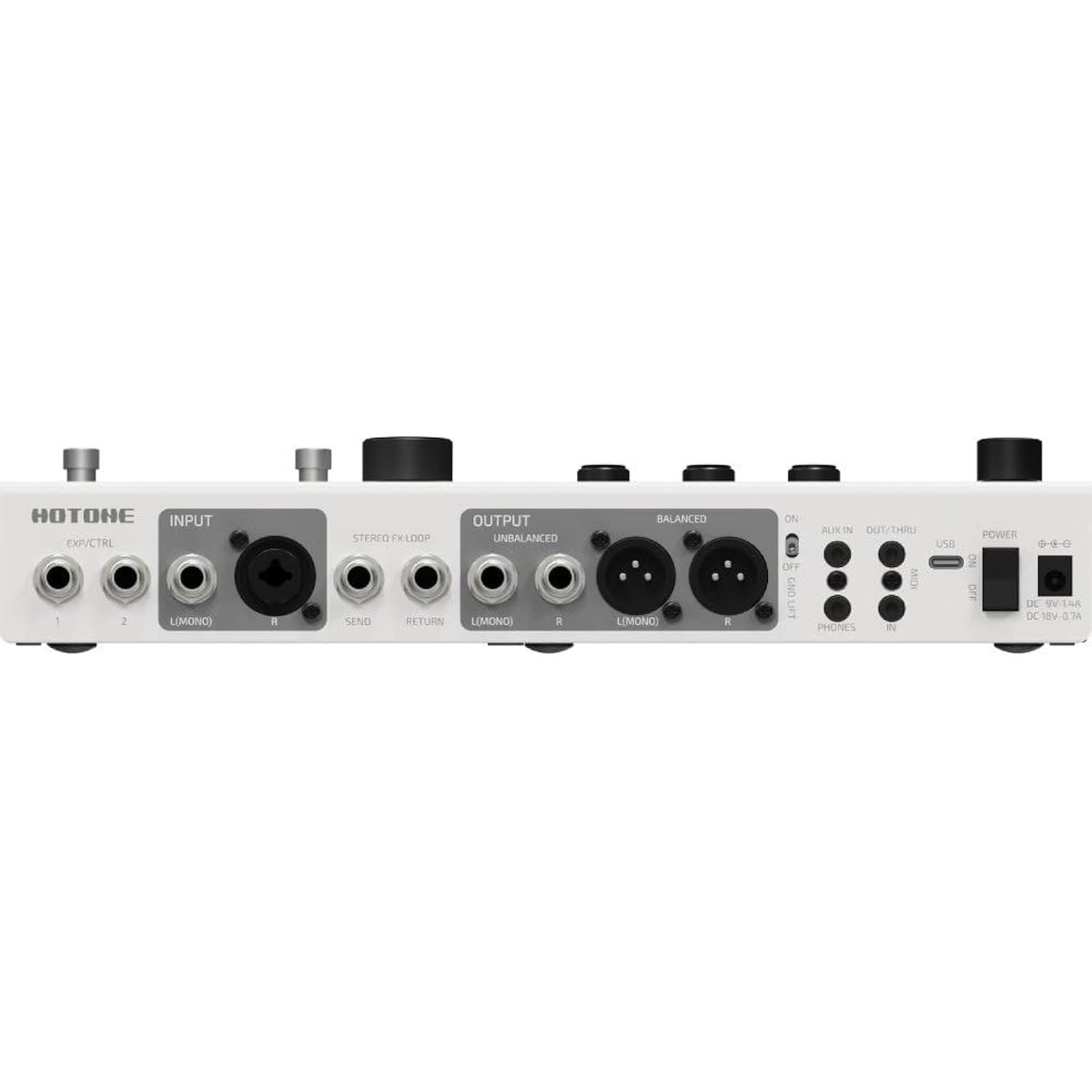 HOTONE Multi-Effect Pedal Processor, Touchscreen, Guitar, Bass, Amplifier, Modeling, IR Cabinets, Simulation, Dual Effect Chains with FX Loop MIDI I/O Stereo OTG, Audio Interface