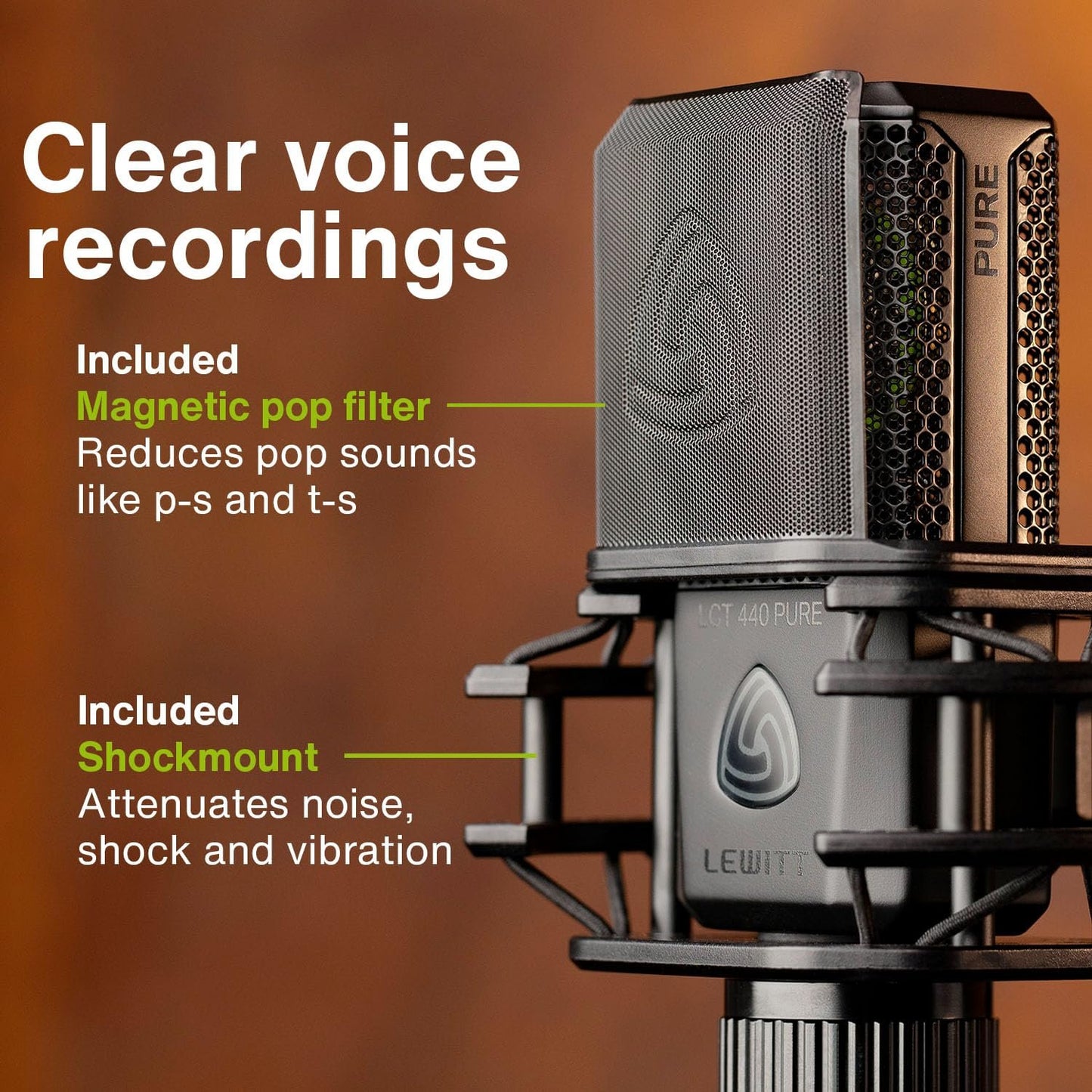 LEWITT LCT440PURE Large Diaphragm Condenser Mic
