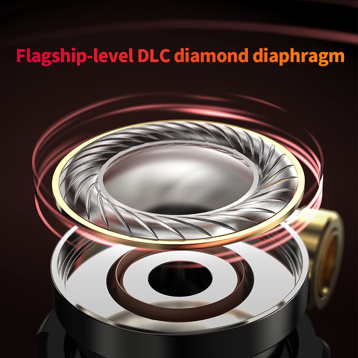 FiiO FD3 Earphones in-Ear Earbuds High Resolution 1DD Bass Heavy MMCX Connector (Black)