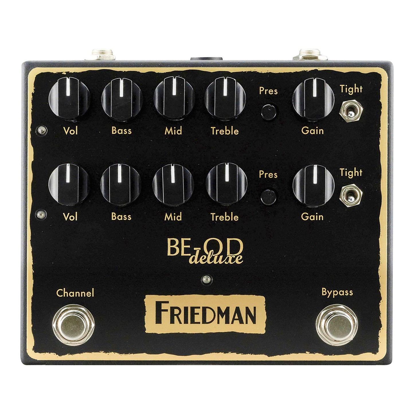 Friedman Amplification BE-OD Deluxe Dual Overdrive Guitar Effects Pedal