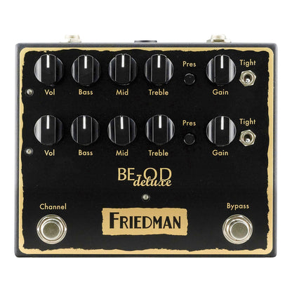 Friedman Amplification BE-OD Deluxe Dual Overdrive Guitar Effects Pedal