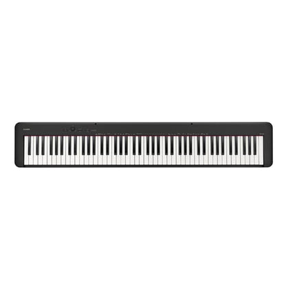 Casio CDP-S160 Portable Digital Piano with 88-Key Weighted Action, Sheet Music Stand, Power Supply, USB-MIDI and 10 tones, black (CDP-S160BK)